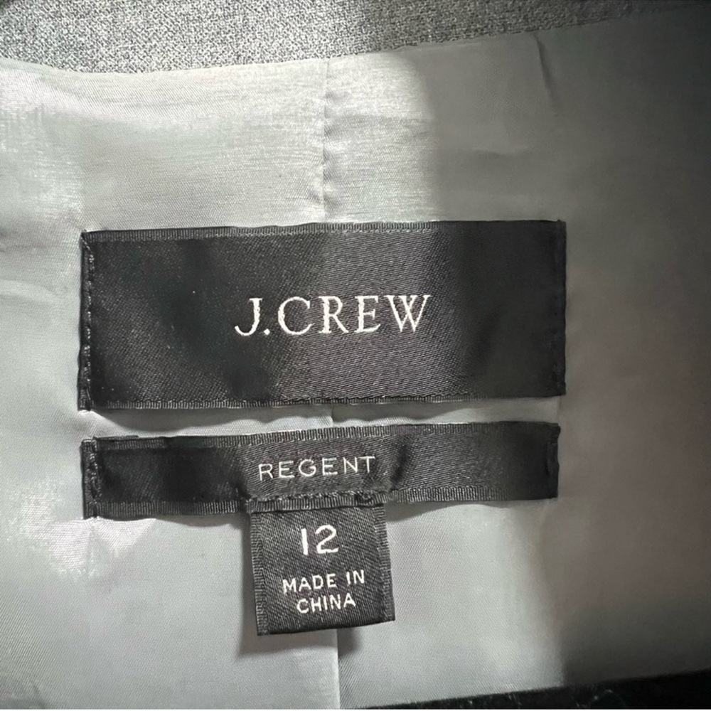 J. Crew Regent Blazer in Four season stretch in grey - Picture 8 of 10